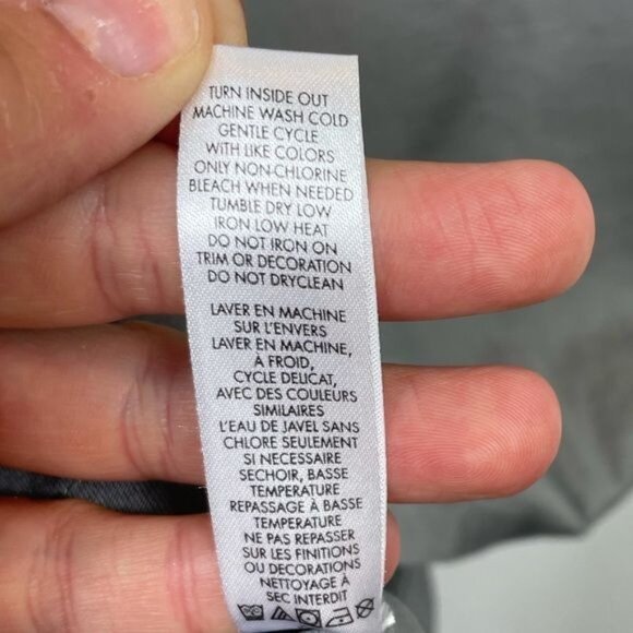 Calvin Klein Mens Gray Polo Shirt L Slim Fit 100% Cotton Ribbed Collar Premium Q - Picture 7 of 8